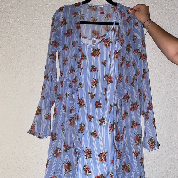 no boundaries dress with kimono